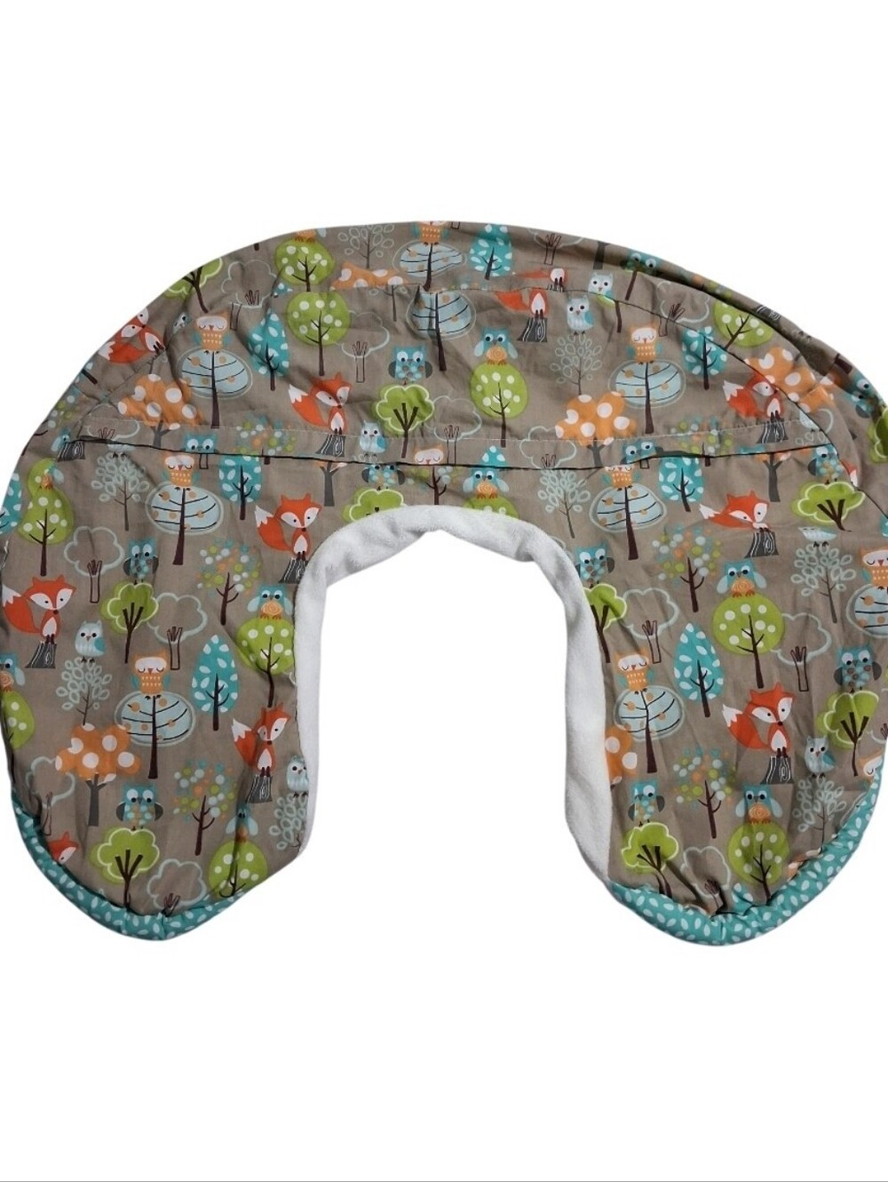 Boppy Woodland Animal Nursing Pillow Cover Forest Fox Cottagecore Slipcover